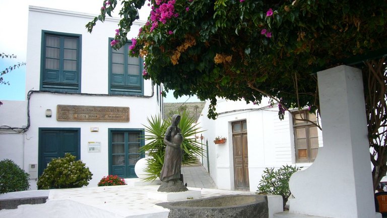 Idyllische Häuser in Haria auf Lanzarote