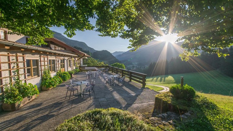 Yoga-Auszeit in den Chiemgauer Bergen nahe Sachrang