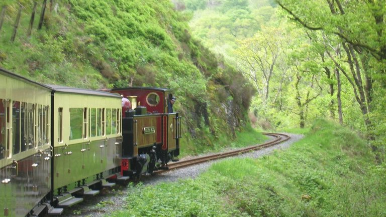 Die walisischen Schmalspurbahn Vale of Rheidol Railway