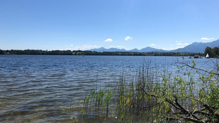 Blick auf den Staffelsee in Oberbayern