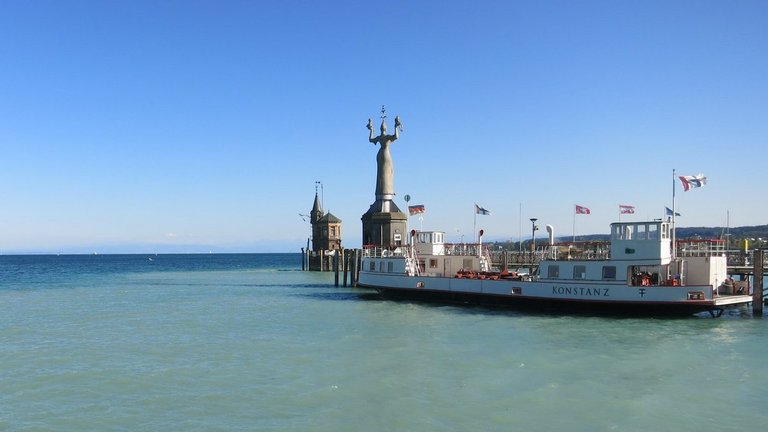 Fähranleger in Konstanz am Bodensee