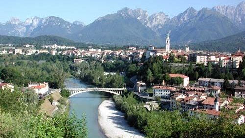 Endziel der Dolomiten-Trekkingtour ist die Stadt Belluno